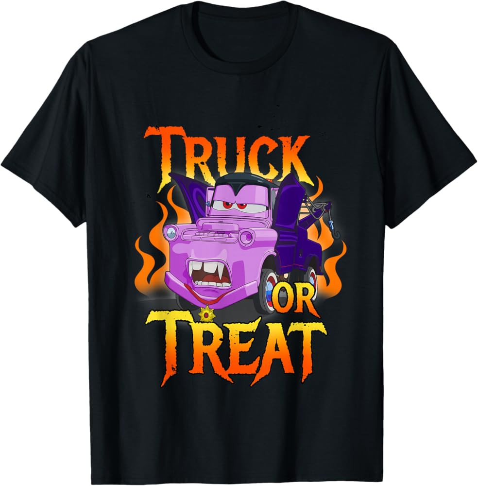 Disney Pixar Cars Halloween Vampire Truck Or Treat T-Shirt | Amazon (US)