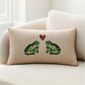 Toadally in Love Pillow Cover | West Elm (US)