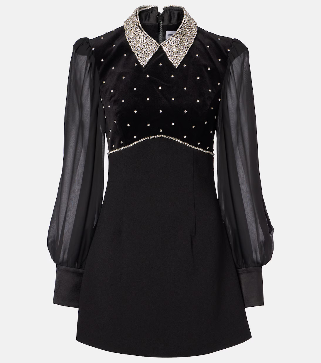 Crystal-embellished minidress | Mytheresa (UK)