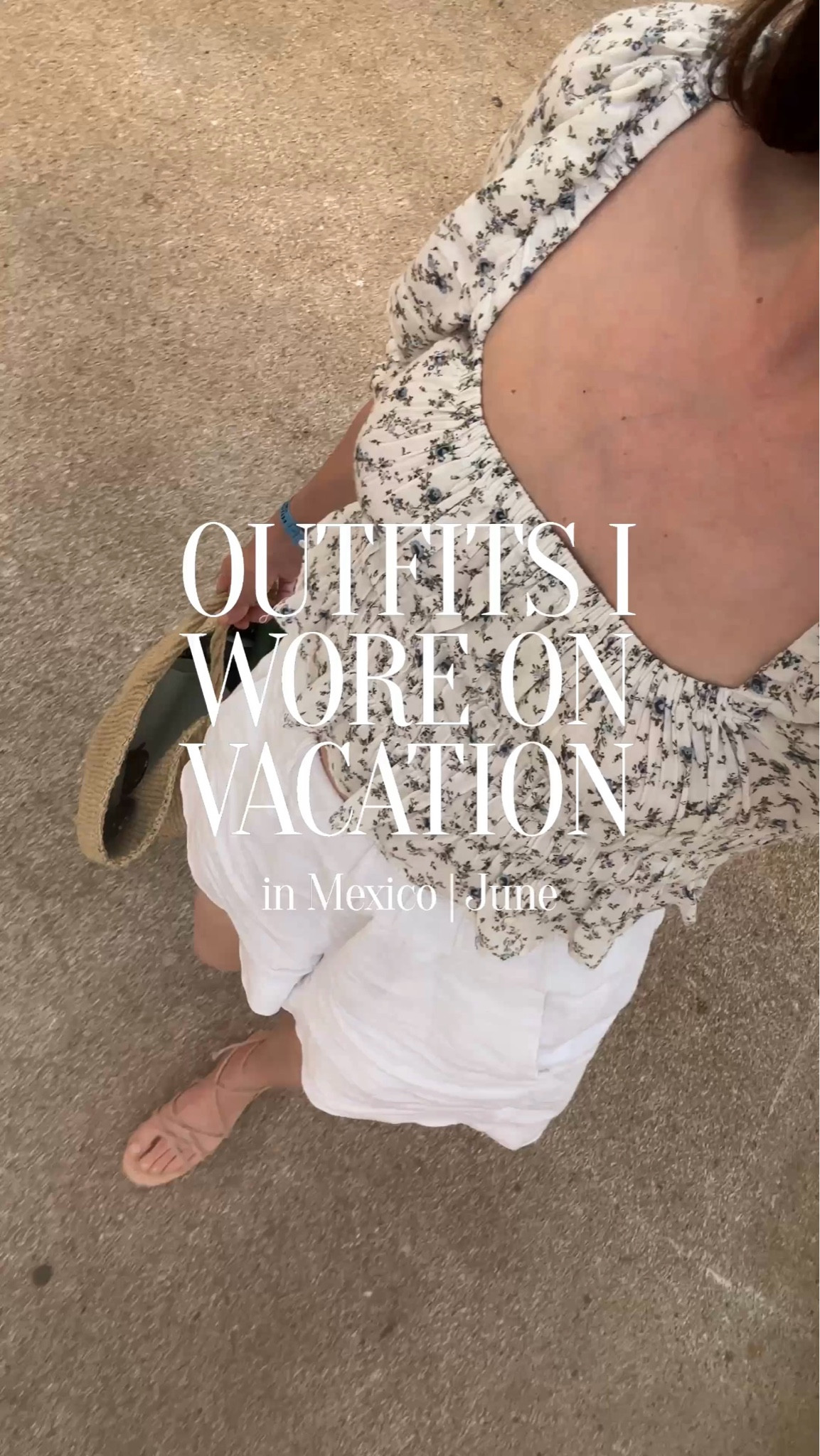 Outfits I wore on vacation in Mexico | exact top was rented via Nuuly. Looove these white linen shorts and rewore them many times. 

Summer outfit
Resortwear
Summer sandals

#LTKFindsUnder50 #LTKFindsUnder100 #LTKShoeCrush