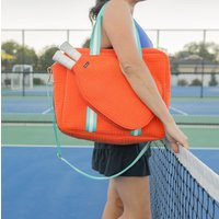 Orange Jacquard Pickleball Tote Bag Fashionable Sports Bag | Etsy (US)