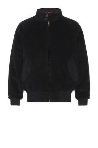 Schott Bomber Jacket in Black - Black. Size L (also in M, S, XL/1X). | FWRD 