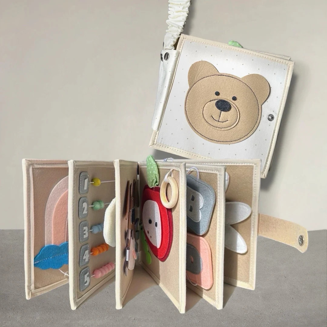 0 Quiet Baby Book Montessori Soft Activity Toy for Boys and Girls - Etsy | Etsy (US)