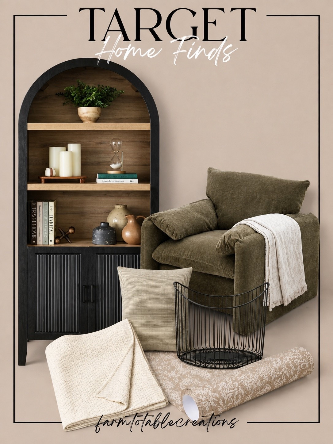 Target Home Finds That Feel High-End 🤍

If you’re looking for designer-inspired pieces without the designer price tag, this Target collection is full of timeless finds. From the statement arched cabinet and cozy accent chair to soft textiles and beautiful neutral décor, these pieces make it easy to create a warm, elevated home you’ll love for years to come.

Follow @farmtotablecreations on Instagram for more cozy home finds and trending decor.

#LTKHome #TargetFinds #TargetHome #HomeDecor #NeutralHome #CozyHome #DesignerStyle #HomeStyling #TargetStyle #AffordableDecor #LivingRoomDecor #InteriorInspiration #FarmToTableCreations

#LTKHome #LTKSaleAlert