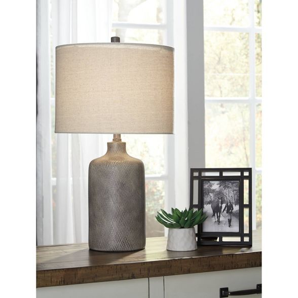 Linus Table Lamp Antique Black - Signature Design by Ashley | Target