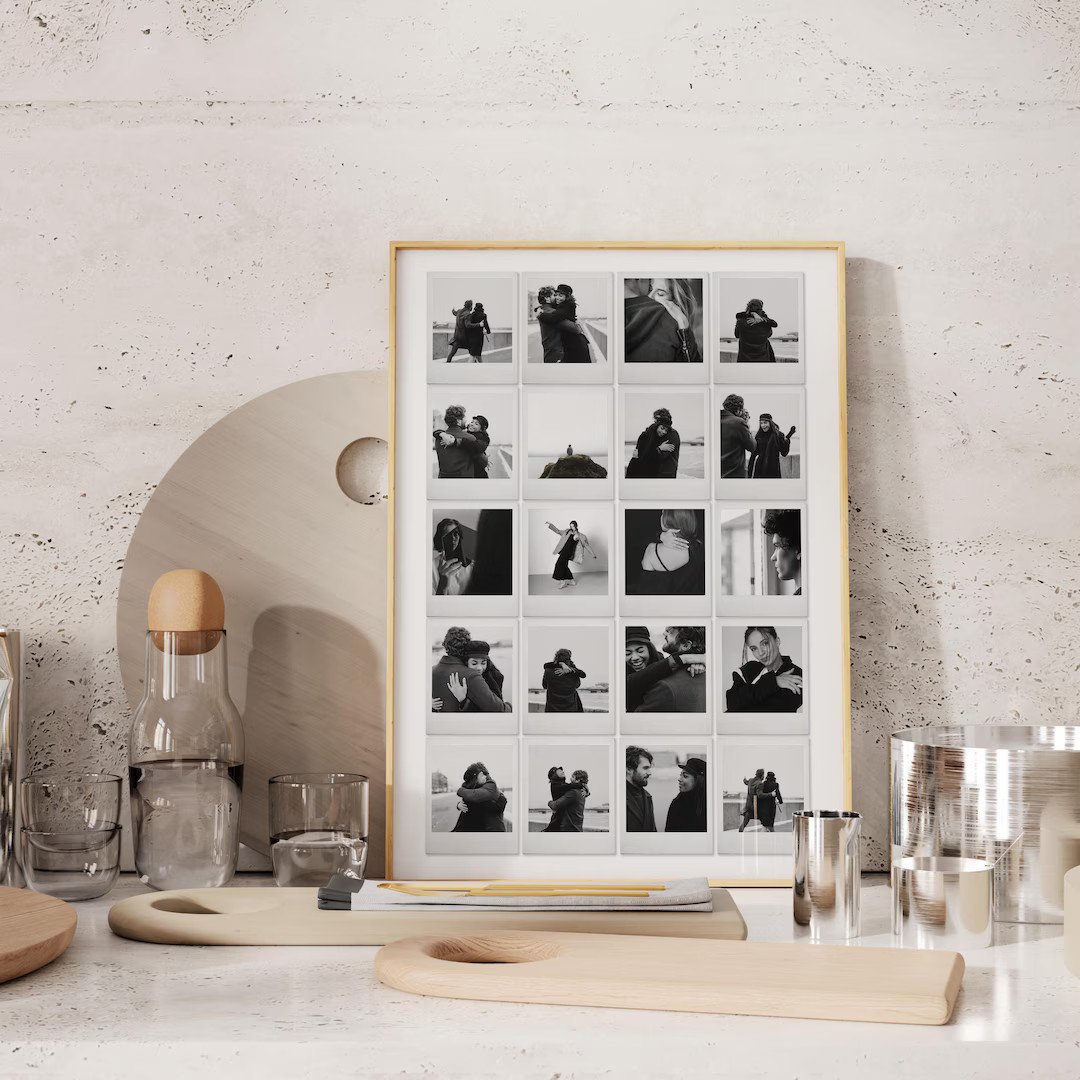 Personalized Polaroid Photo Collage Print | Anniversary Gift - Etsy | Etsy (US)