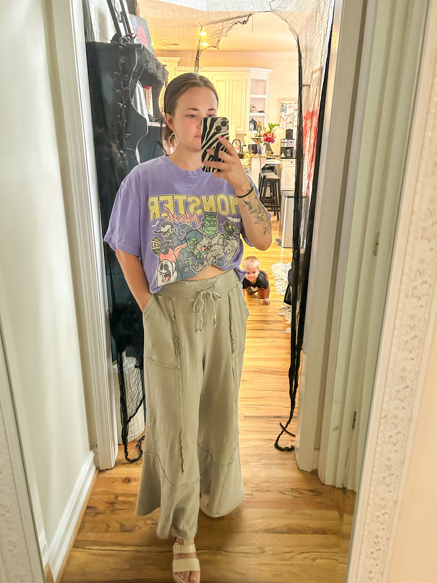 Recreate this outfit with me. 

Halloween tshirt 


#LTKStyleTip #LTKFindsUnder50 #LTKSeasonal