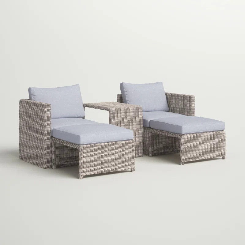 Morland Polyethylene (PE) Wicker 4 - Person Seating Group | Wayfair North America