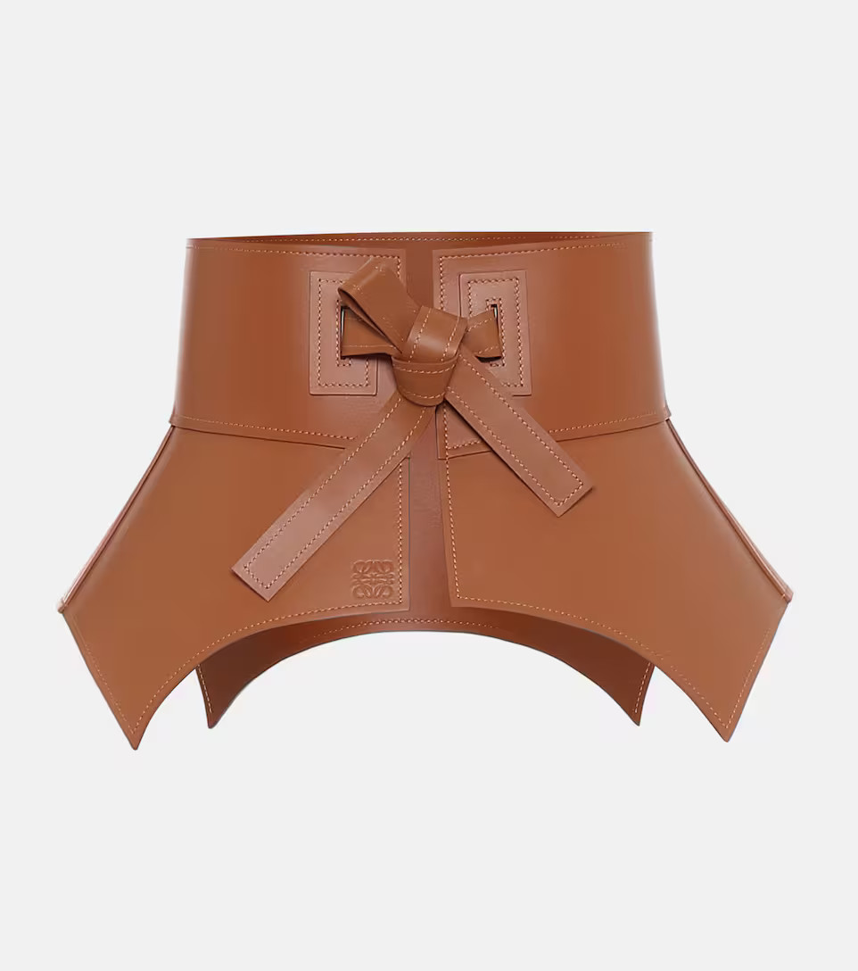 Obi leather corset belt | Mytheresa (US/CA)