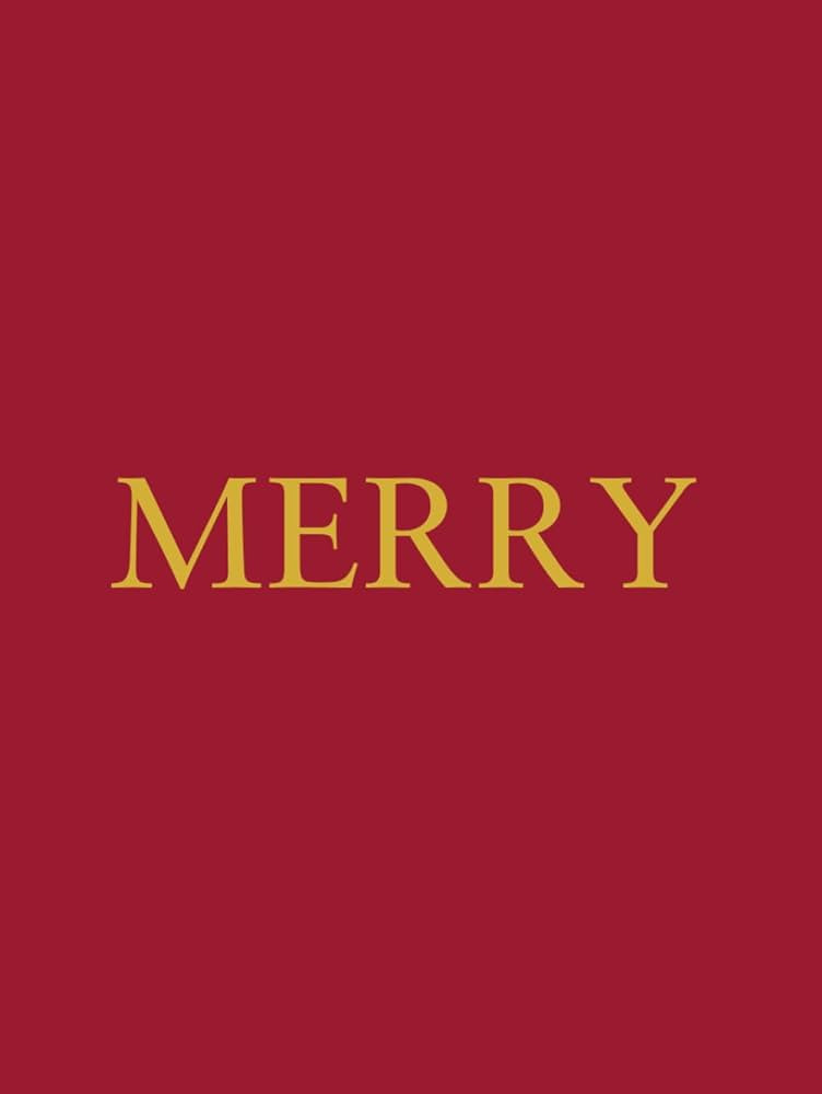 Merry: Christmas Home Accent Book | Cozy, Modern Decorative Display for the Season | Amazon (US)