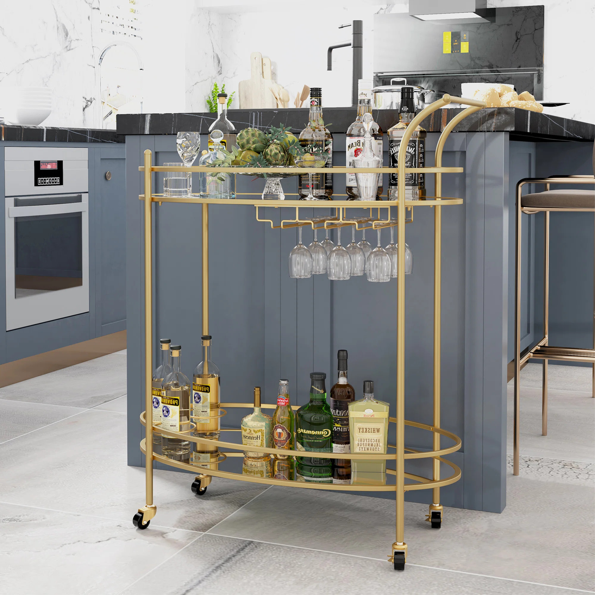 Westborough Metal Bar Cart | Wayfair North America