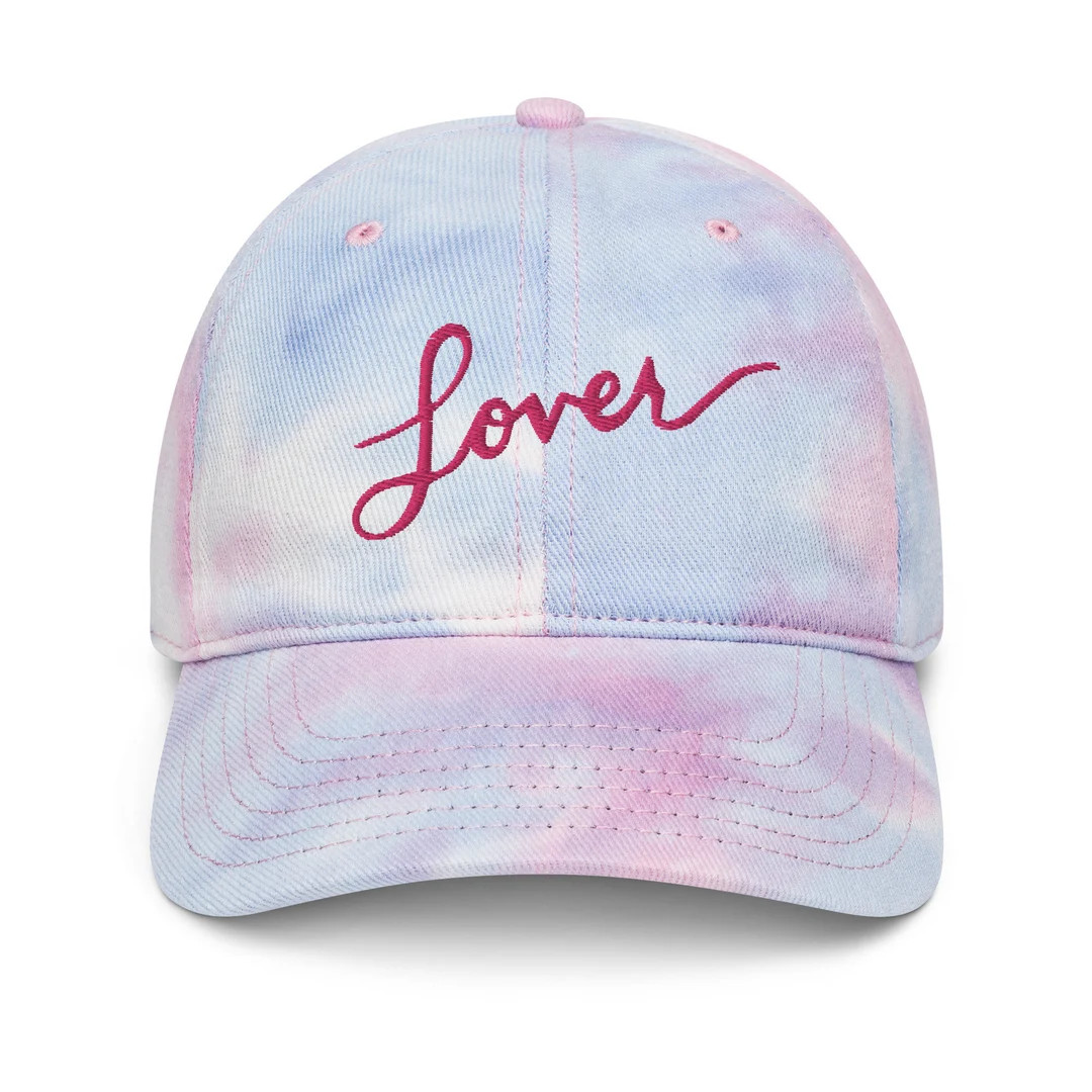 Taylor Swift "Lover" Embroidered Album tie-dye hat - Swiftie merch lover baseball cap - Bride lov... | Etsy (US)