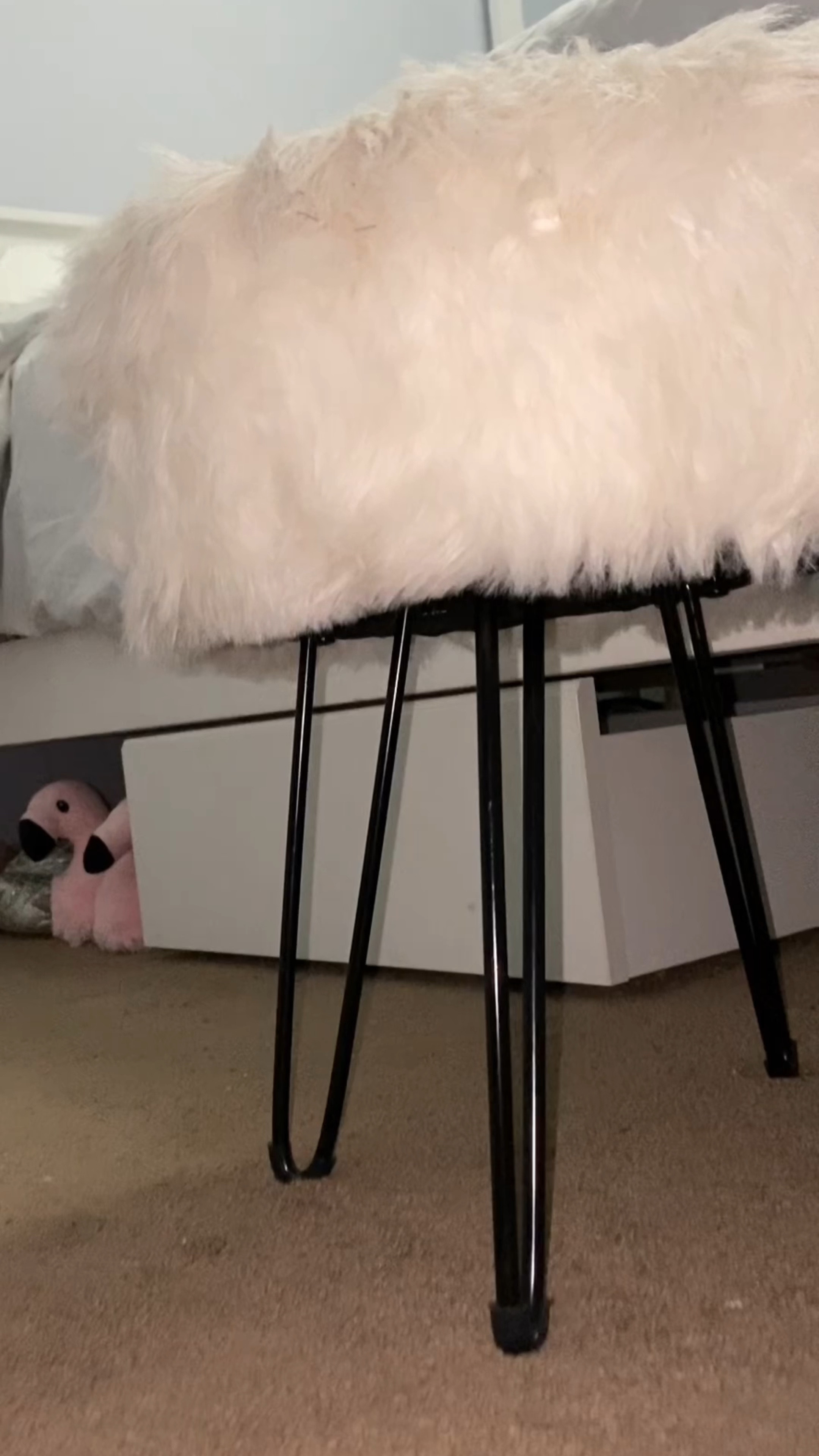 Bedroom Fuzzy Stool 

#LTKstyletip #LTKMostLoved #LTKhome