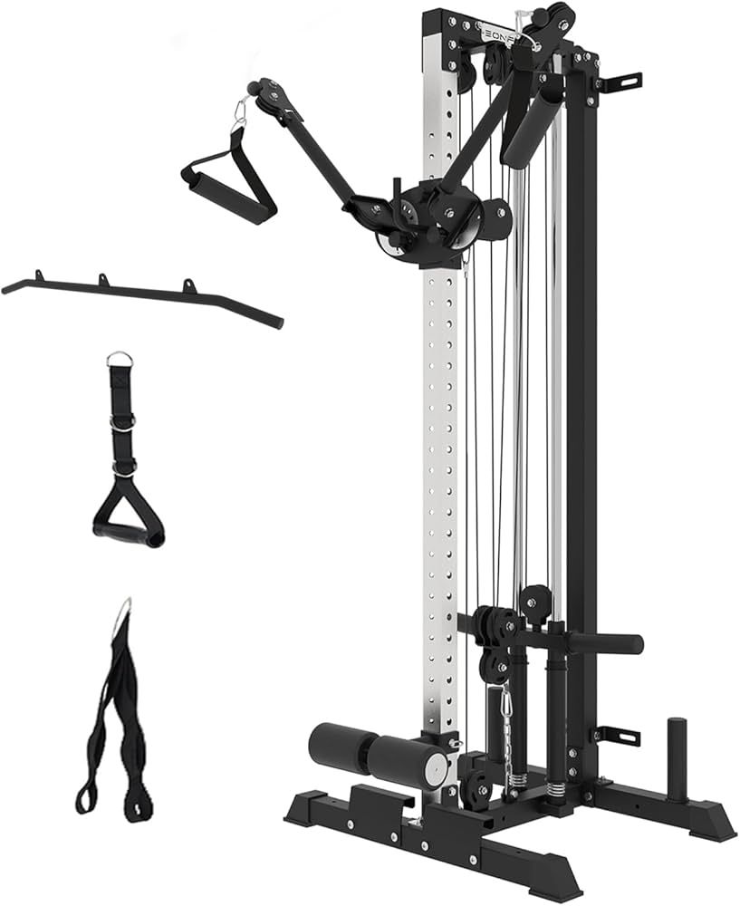 Cable Machine Home Gym, LAT Pulldown Machines Functional Trainer Pulley Tower Workout Station Wal... | Amazon (US)