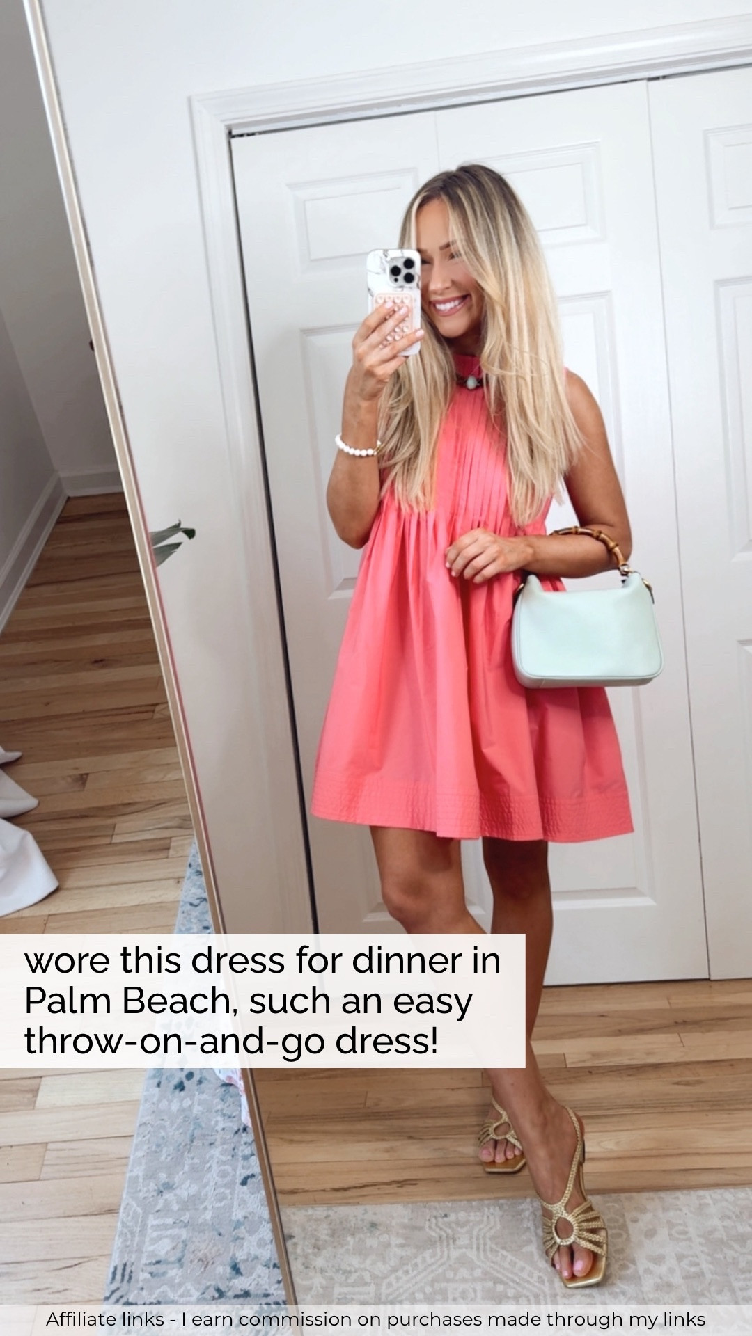 Affiliate links - I earn commission on purchases made through my links | Walmart dress
Budget friendly spring dress
Pink flowy dress short 