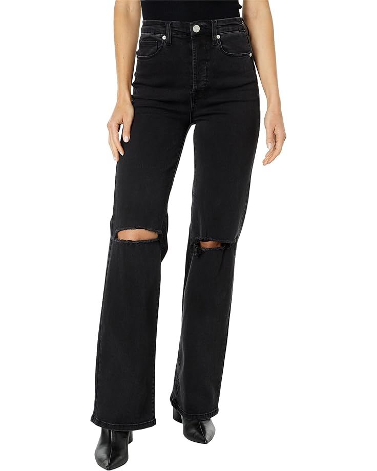 Blank NYC Franklin Wide Leg Jeans with Rips At Knee in Justified | Zappos