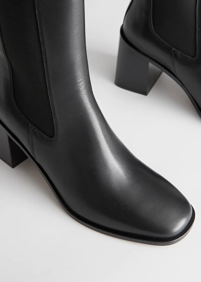 Heeled Leather Chelsea Boots | & Other Stories (EU + UK)