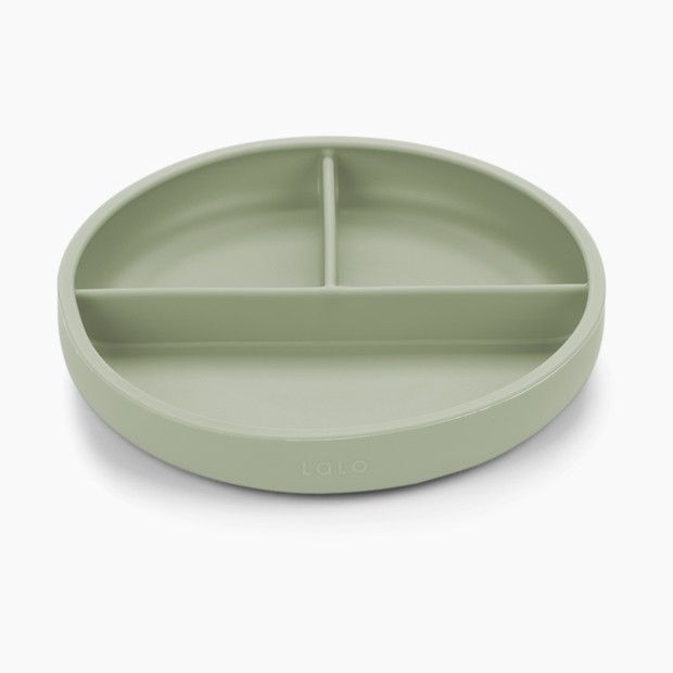 Lalo Suction Plate in Sage | Babylist