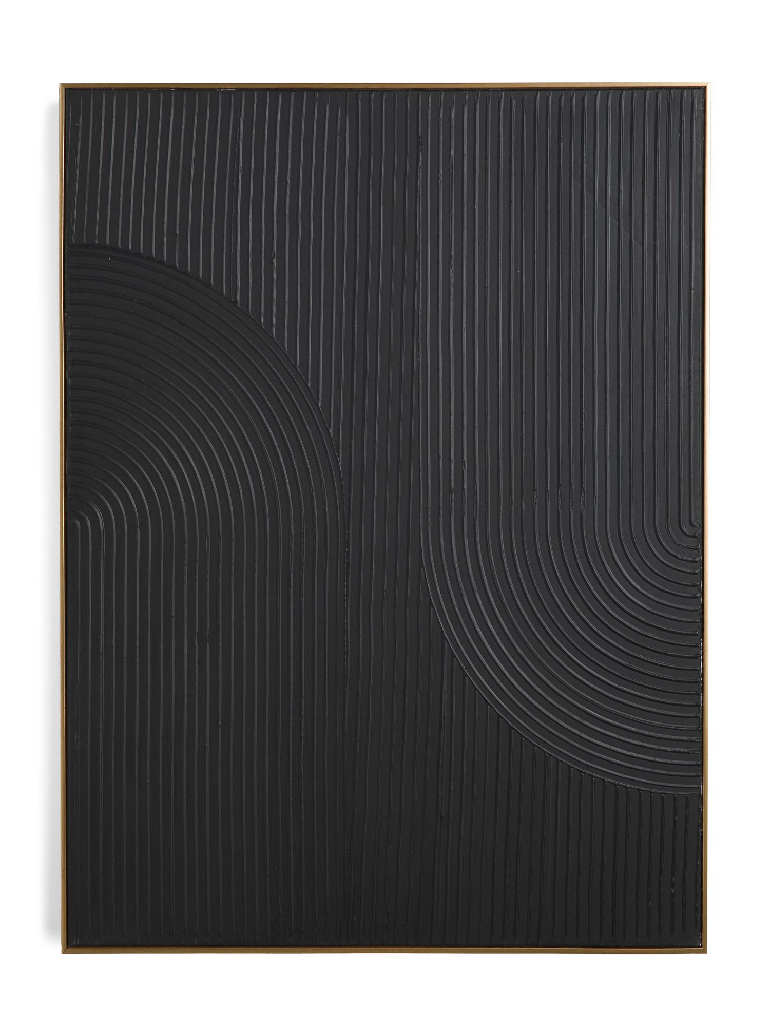 30x40 Rainbow Plaster Reflection Black Wall Art | TJ Maxx