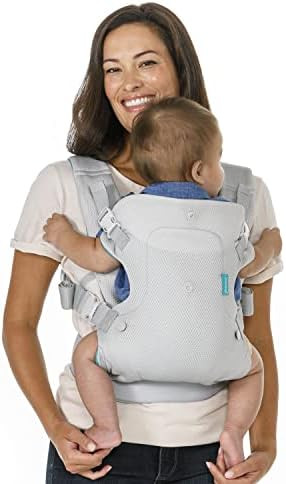 Infantino Flip 4-in-1 Light & Airy Convertible Carrier - Breathable, 4 Positions, Lumbar Support,... | Amazon (US)