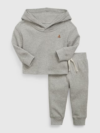Baby 100% Organic Cotton Waffle Outfit Set | Gap (US)