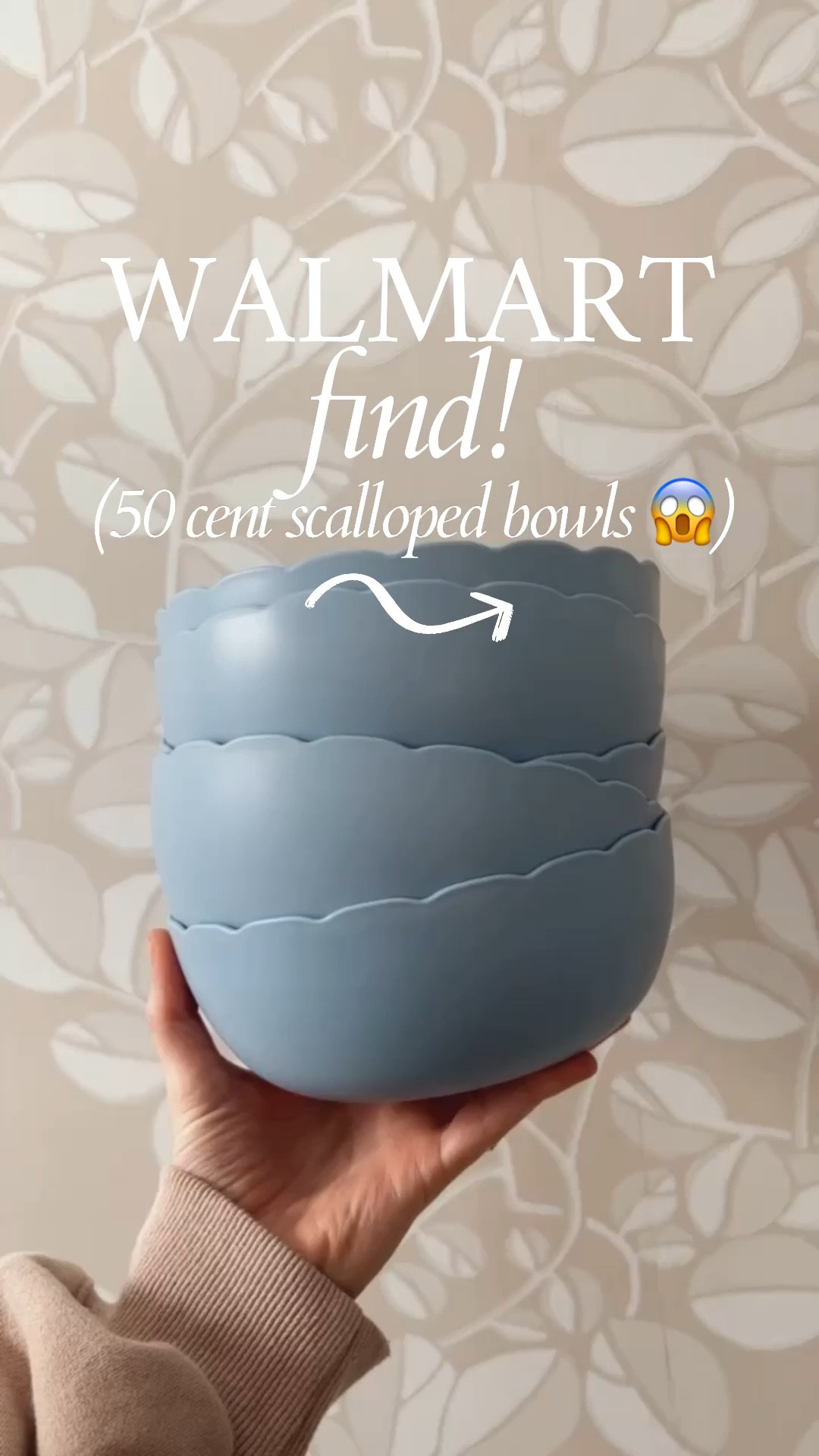Walmart find scalloped bowls and plates 

#LTKfindsunder50 #LTKfamily #LTKhome