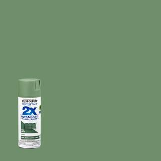 Rust-Oleum Painter's Touch 2X 12 oz. Satin Moss Green General Purpose Spray Paint 334075 - The Ho... | The Home Depot