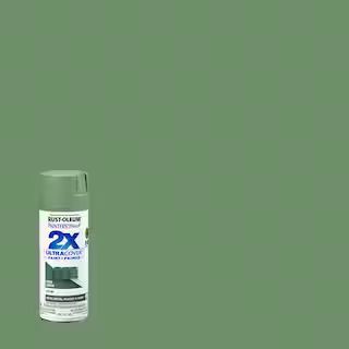 Rust-Oleum Painter's Touch 2X 12 oz. Satin Moss Green General Purpose Spray Paint-334075 - The Ho... | The Home Depot
