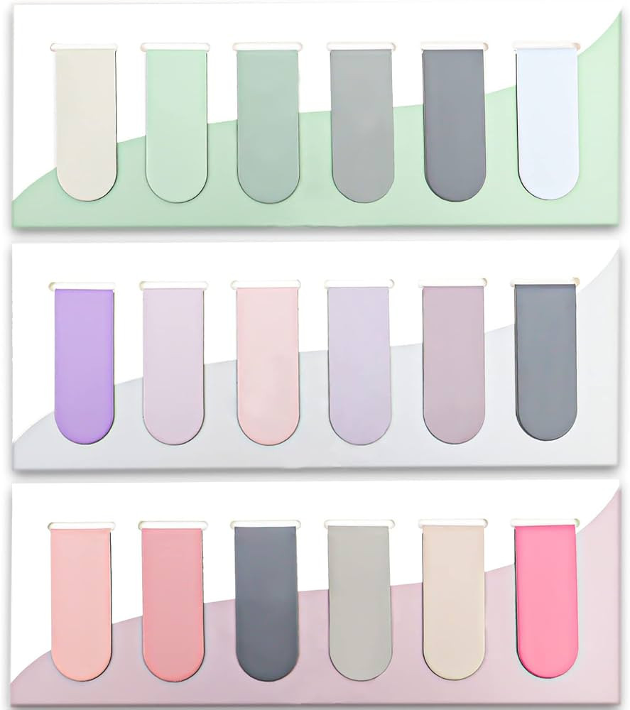 ZORRA 18 PCS Lesezeichen,Lesezeichen Magnetische Bookmark Seitenmarker,Multicolor Magnetische Les... | Amazon (DE)