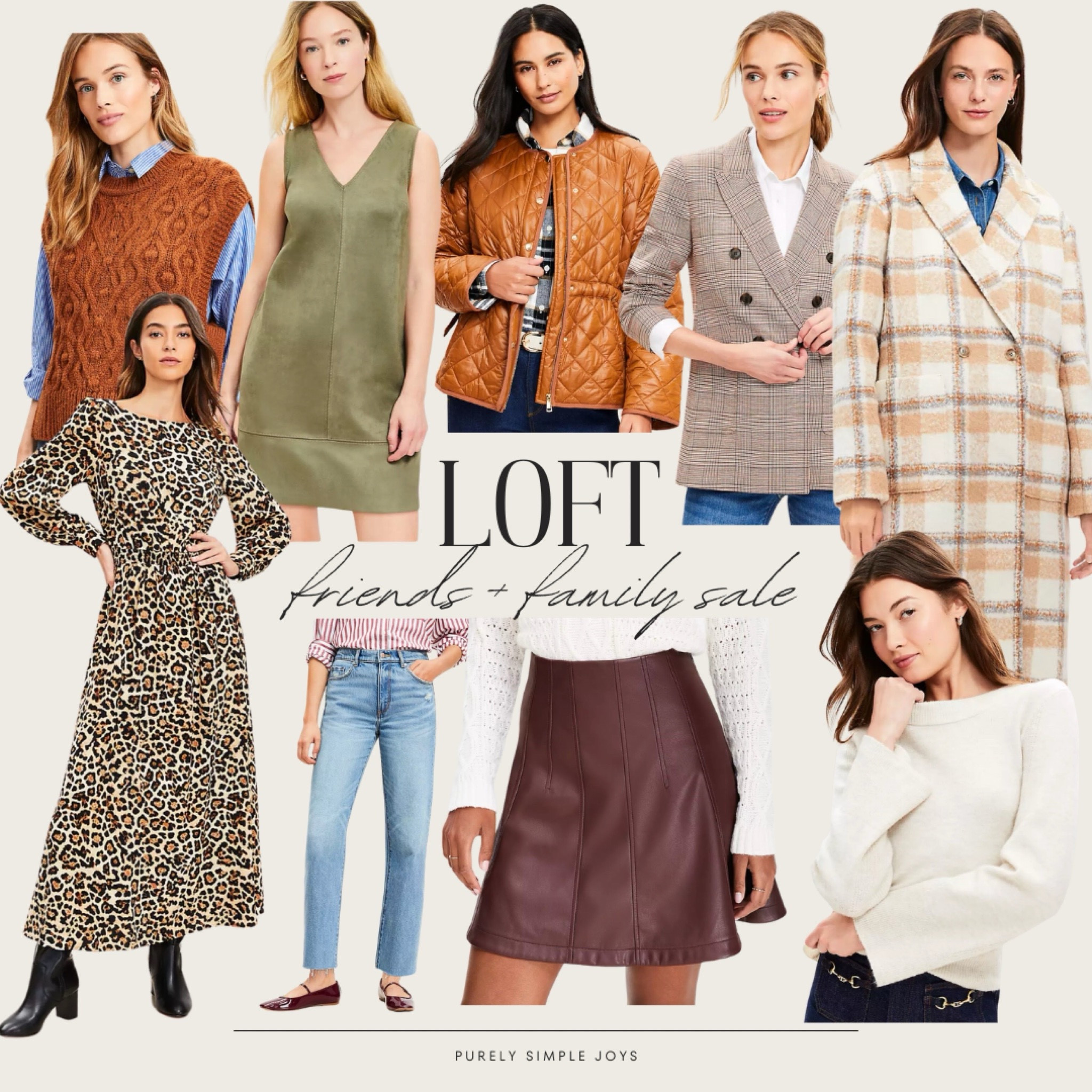 Shop the Loft Friends and Family Sale!  The whole site is 40% off through 10/29!





Work wear 
Fall outfits 
Sale finds 
Teacher outfits 
Plaid jacket 
Fall sweaters


#LTKWorkwear #LTKSaleAlert #LTKFindsUnder50
