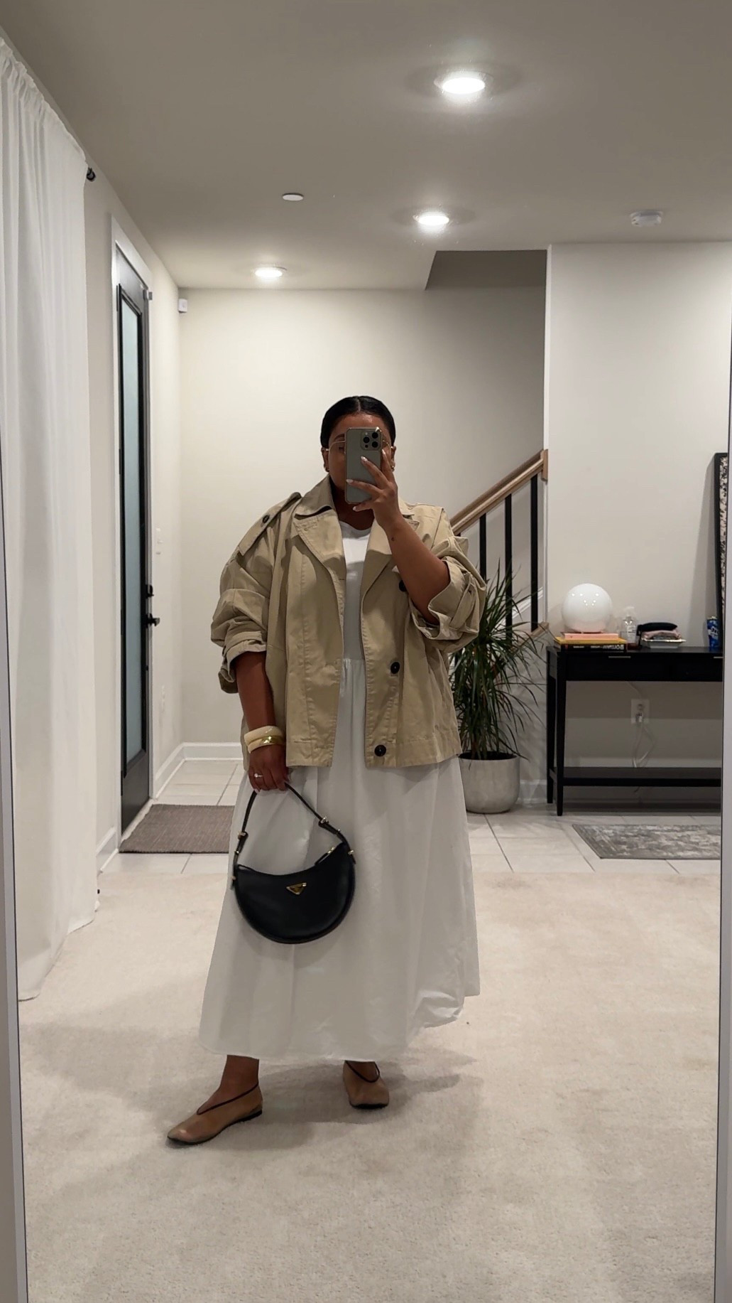 My FAVORITE white poplin throw on dress is back!! 