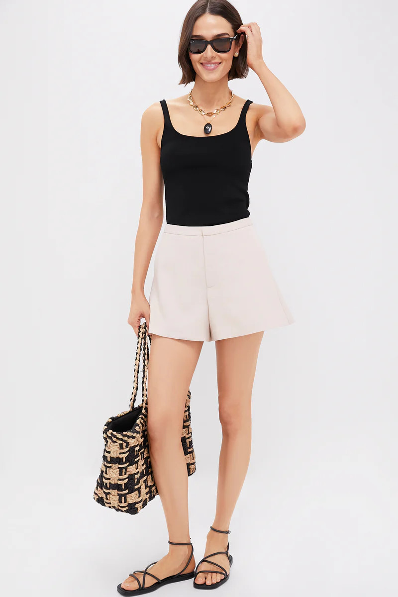 Beige Hallie Shorts | Tuckernuck (US)