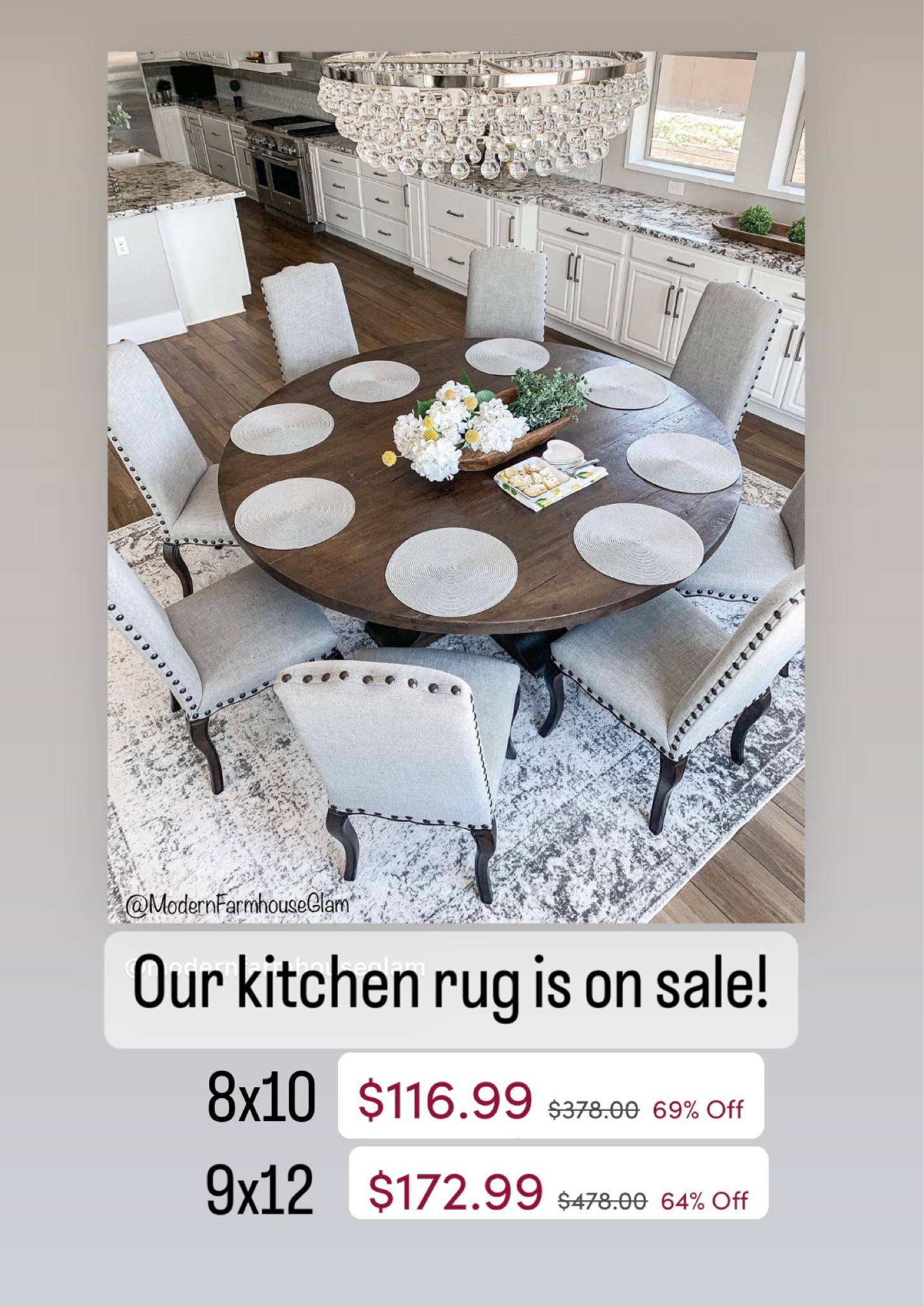 Kitchen rug at modernfarmhouseglam on sale wayfair. 
Neutral area, rug, black and white rug, gray rug, ivory, rug, home, decor, living room, family room,  christmas gift holiday 

#LTKhome #LTKsalealert