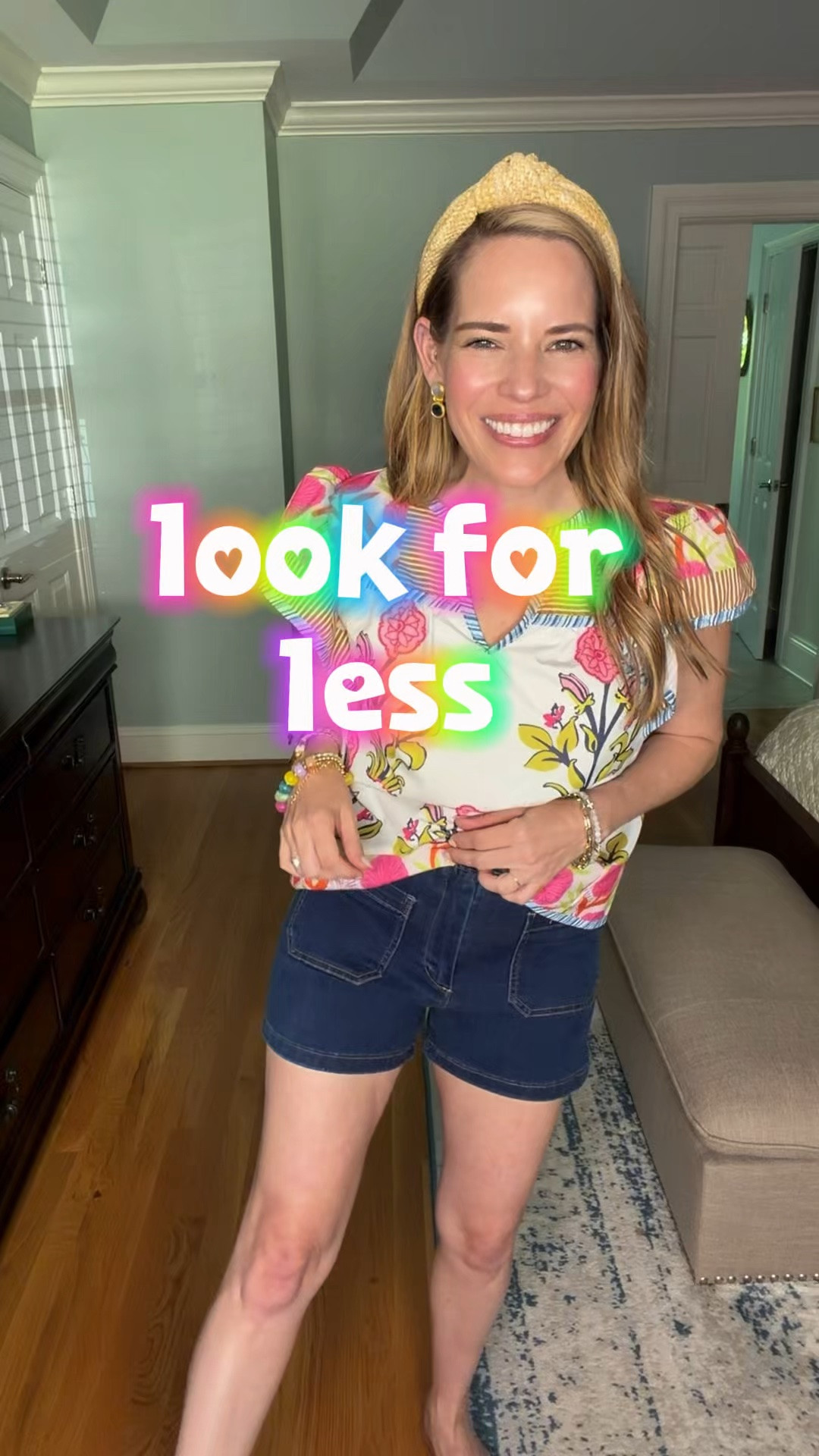 Pink Floral Flutter Sleeve Top & Dark Wash Denim Shorts 🌸💙

This colorful floral flutter sleeve top is such a fun summer find! Paired with dark wash patch-pocket denim shorts, a raffia headband, statement earrings, and bright accessories for an easy outfit that feels polished but playful. Perfect for casual Fridays, lunch with friends, weekend errands, and summer vacations. ☀️🌺✨

Floral blouse, flutter sleeve top, pink floral top, dark wash denim shorts, patch pocket shorts, summer outfit idea, colorful summer fashion, preppy style outfit, raffia headband, casual chic outfit, vacation style, boutique-inspired look, feminine summer outfit, bright and colorful fashion 🌸💗💙☀️✨👜🌺

#LTKOver40 #LTKPetite #LTKootd