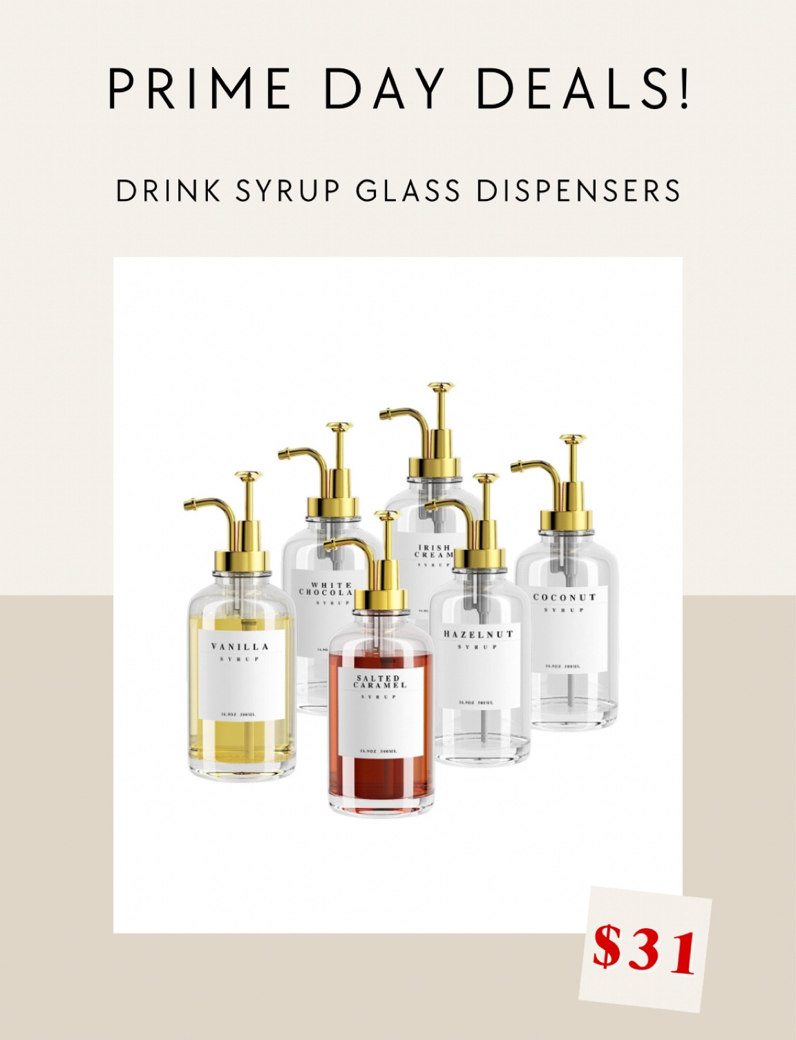 Prime Day Kitchen Deals! Coffee Bar Syrup Dispensers #AmazonKitchen 

#LTKhome #LTKsalealert #LTKxPrimeDay