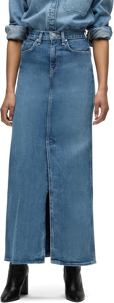 HUDSON Womens Reconstucted Midi Skirt | Amazon (US)