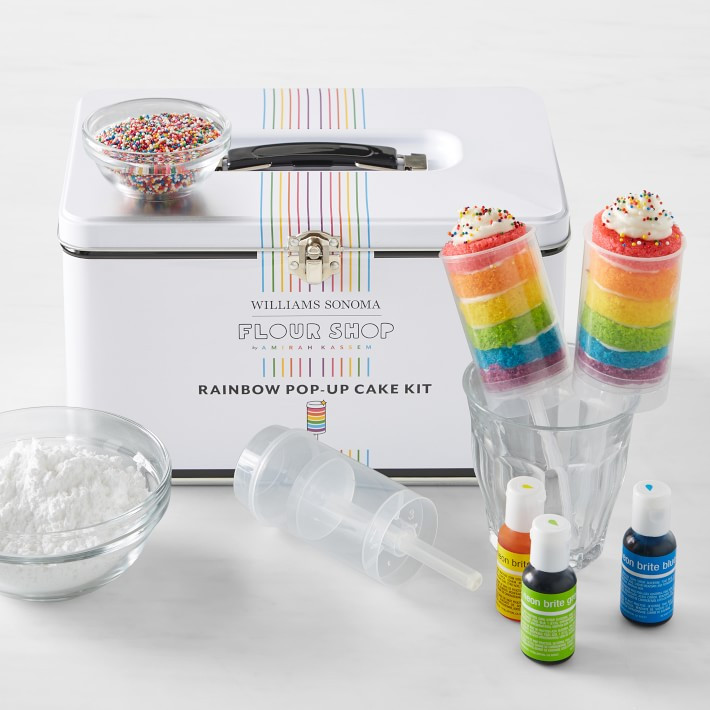 Flour Shop Rainbow Pop-Up Cake Kit | Williams-Sonoma