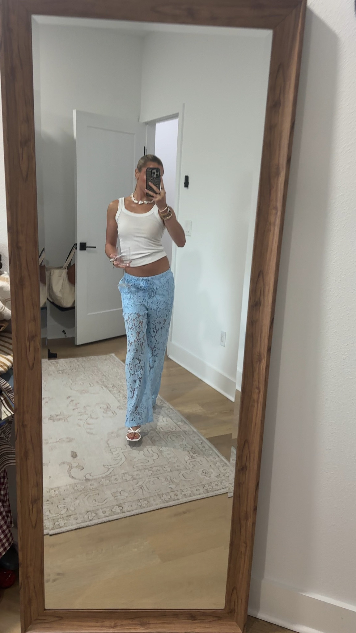 Saturday night outfit! Loved the way this came together my tank is from @easystandard size xs and my lace pants are size xs @Petal & Pup with my @dreamparis kitten heels

#LTKootd #LTKSeasonal #LTKdayinmylife