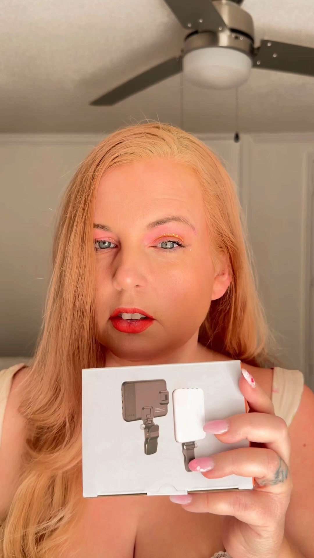 If you create content or do your makeup on camera, this light is a game-changer. Bright but soft, no yellow tones, and makes skin look natural. I use this every single day #LTKlight 

#LTKdayinmylife #LTKBeauty