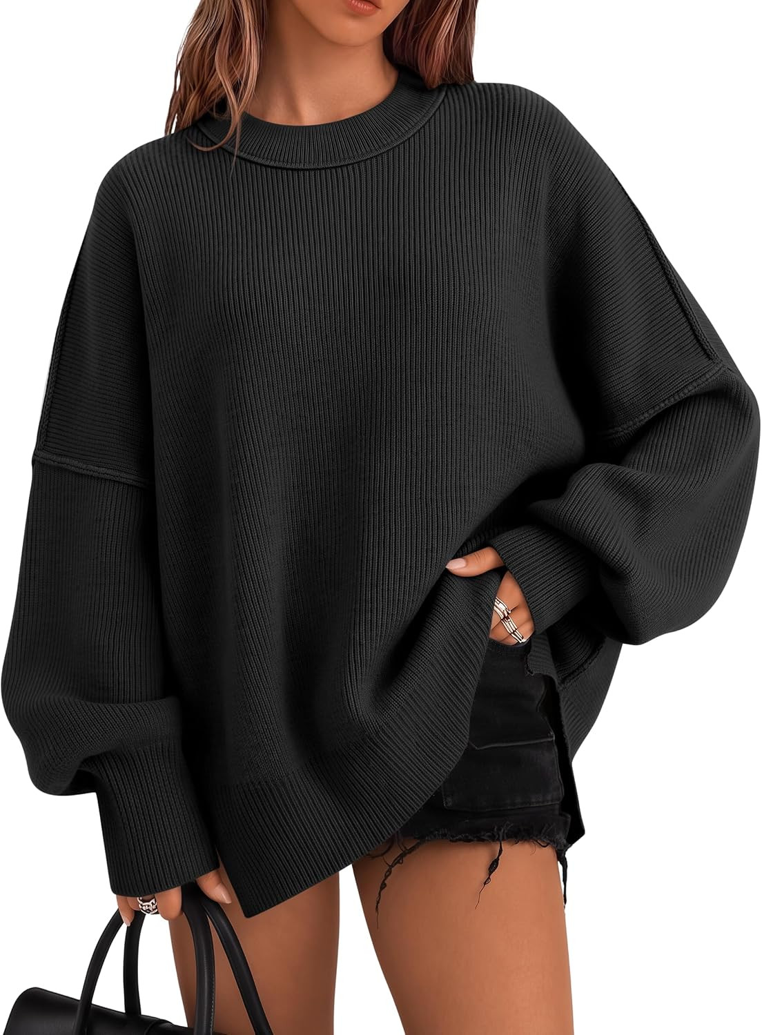 LILLUSORY Oversized Sweaters for Women 2026 Fall Fashion Outfits Clothes | Amazon (US)