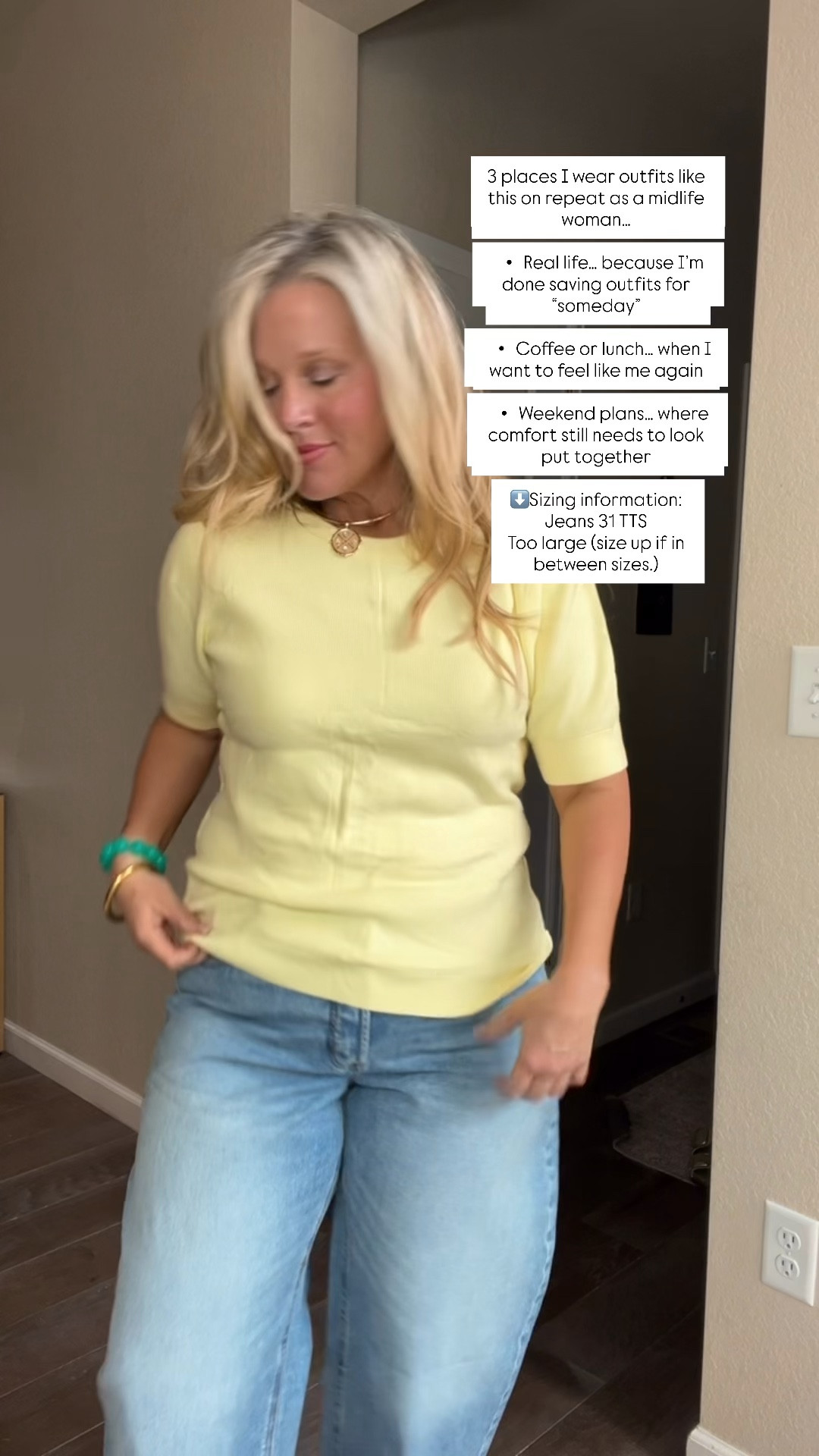  ✨Tap the bell, save and ❤️ for over 40 fashion, midlife style, midsize fashion and luxury looks for less. 

3 places I wear outfits like this on repeat as a midlife woman…”
	•	Real life… because I’m done saving outfits for “someday”
	•	Coffee or lunch… when I want to feel like me again
	•	Weekend plans… where comfort still needs to look put together

👑"Helping you look good, feel good!" - Lindsey Denver

Spring looks, Midlife style for real women who want to feel confident again. Over 40 fashion and over 50 style that works with changing bodies, perimenopause shifts, and real life. Think midsize fashion, Gen X style and up, body confidence, and mom outfits that feel polished, comfortable, and elevated...because style over 45 and over 50 should feel effortless, not stressful. 


#LTKMidsize #LTKSaleAlert #LTKOver40