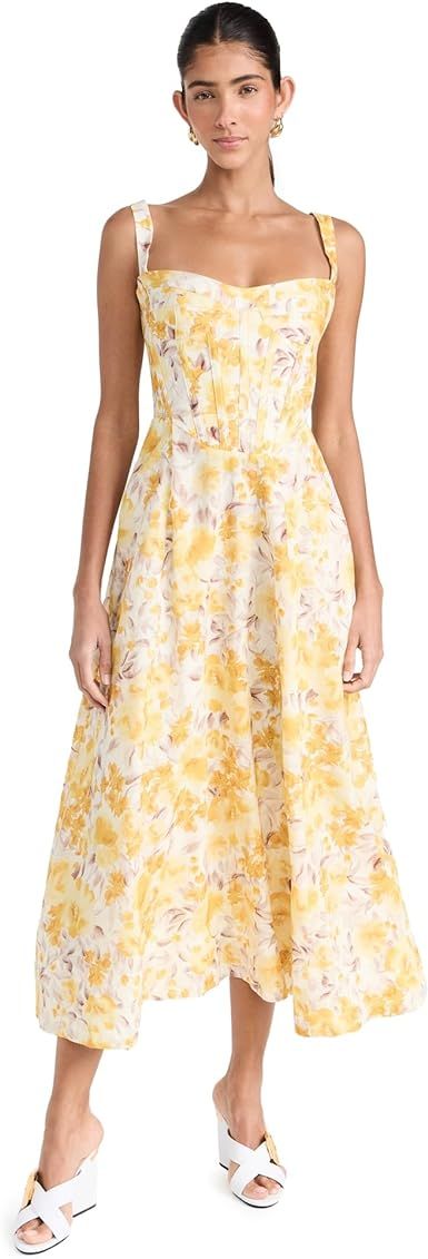 Bardot Women's Lilah Corset Midi Dress | Amazon (US)