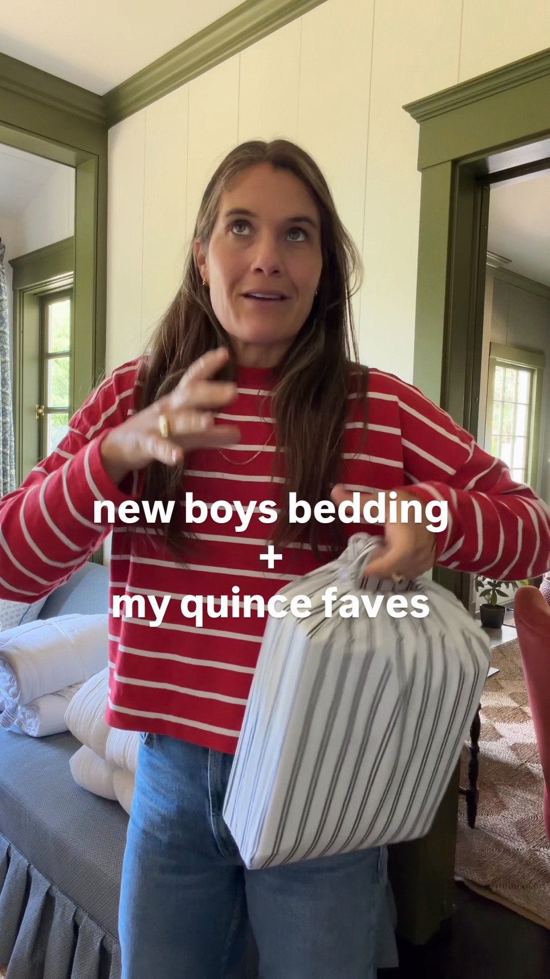 @onequince has become our go to for high quality, simple, and actually affordable bedding! these are the sheets we have on every bed (crisp but soft), the quilts that let me skip duvets, plus all the home things i keep rebuying. #quincepartner

#LTKHome