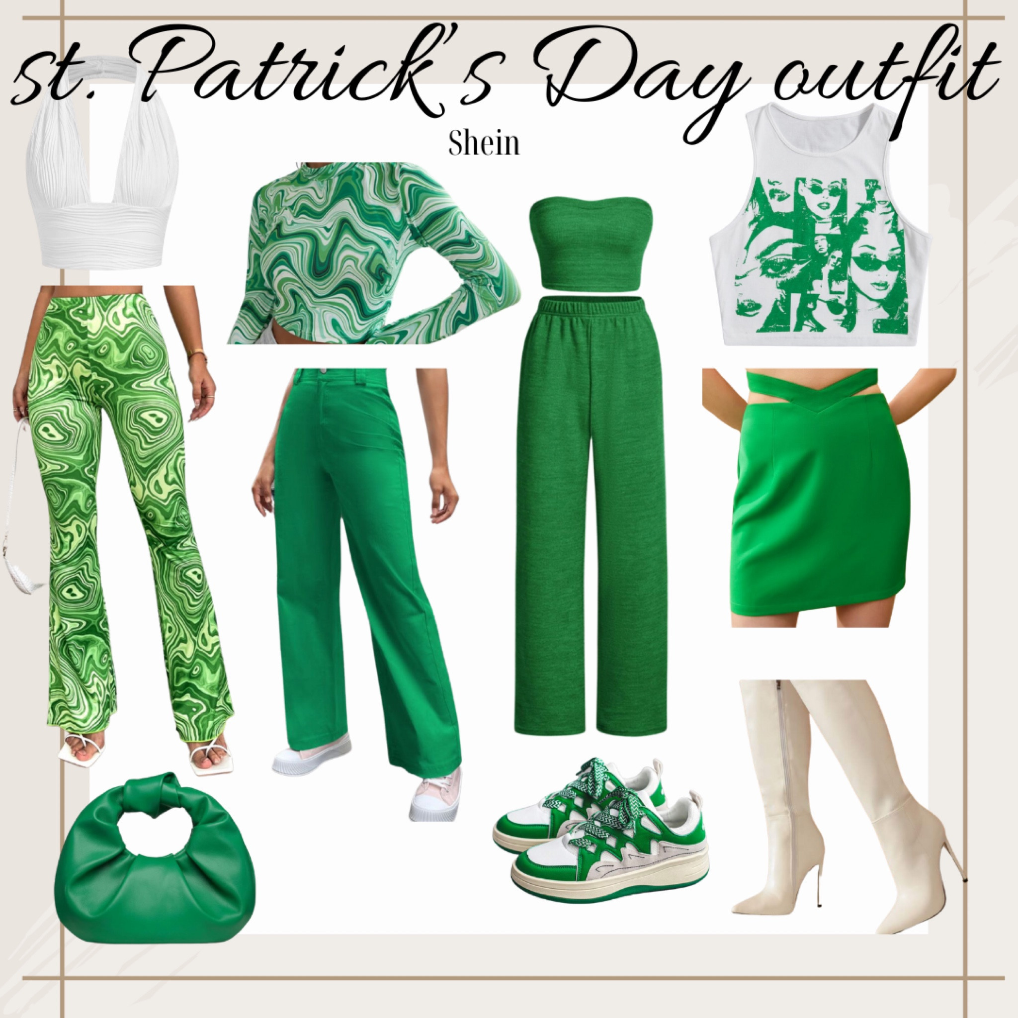 St. Patrick’s Day inspired outfits 💚🍀
#outfit #greenoutfit #summer #somethinggreen 

#LTKFind #LTKFestival #LTKSeasonal