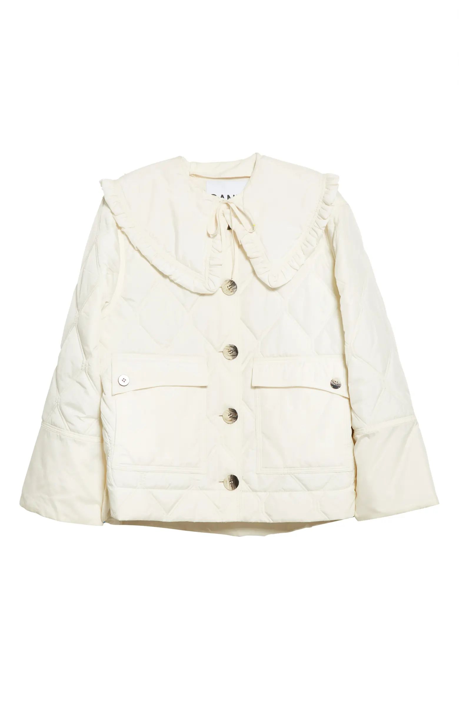 Ganni Quilted Ripstop Jacket | Nordstrom | Nordstrom