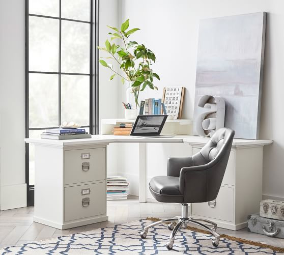 Bedford Corner Desk with Drawers | Pottery Barn (US)