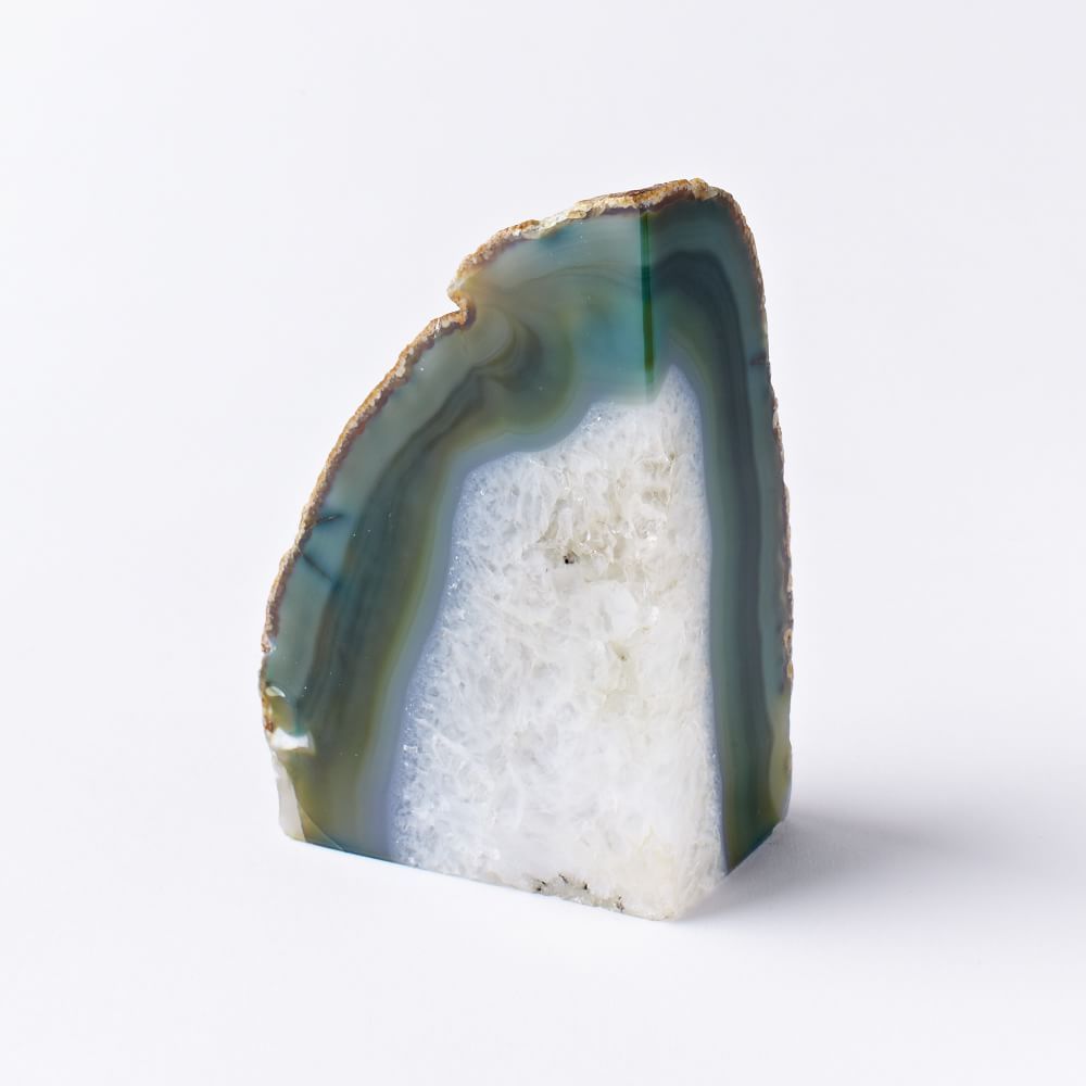 Agate Bookend, Natural | West Elm (US)