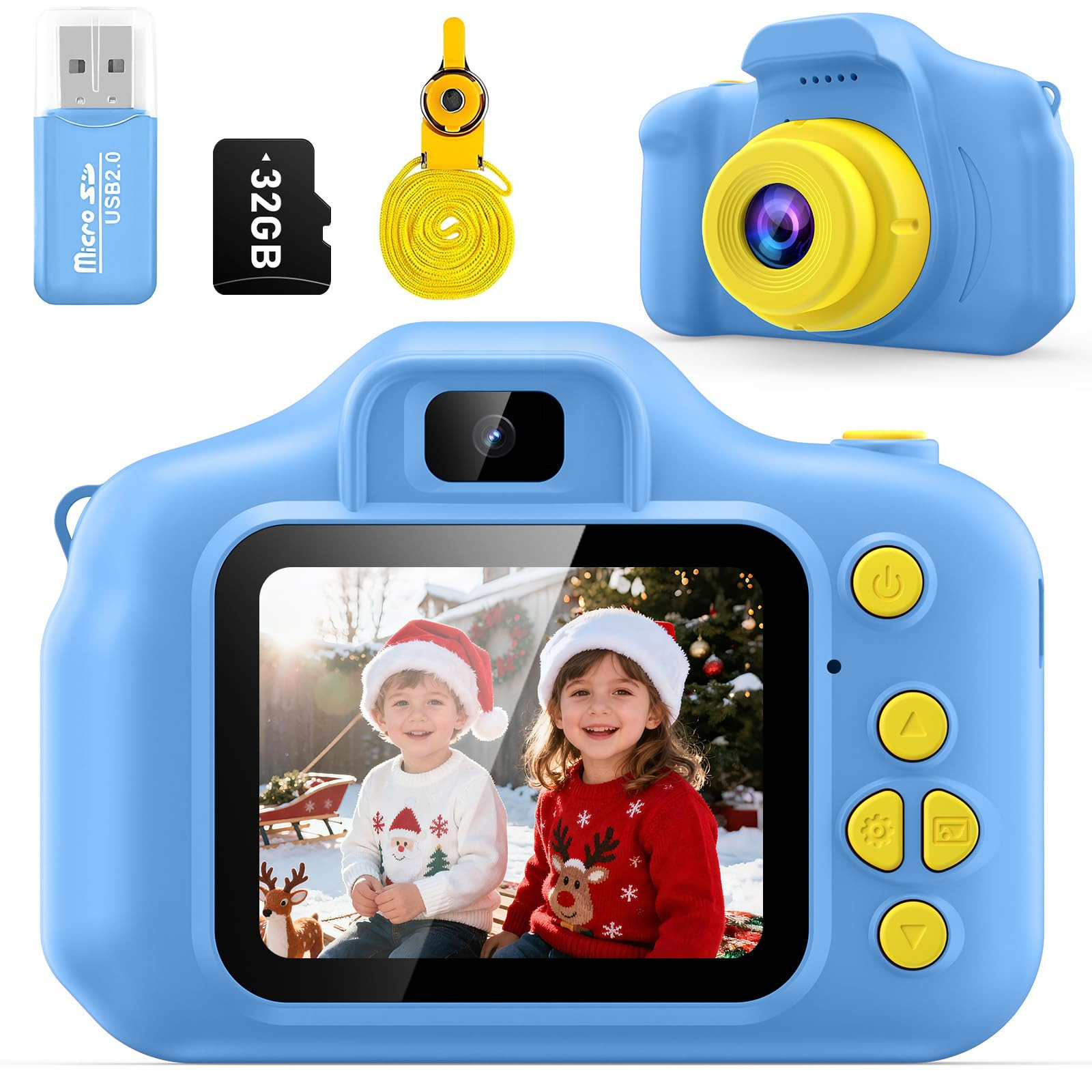 Desuccus Kids Camera Toys Christmas Birthday Gifts for Boys and Girls Kids Toys 3 4 5 6 7 8 9 Yea... | Amazon (US)