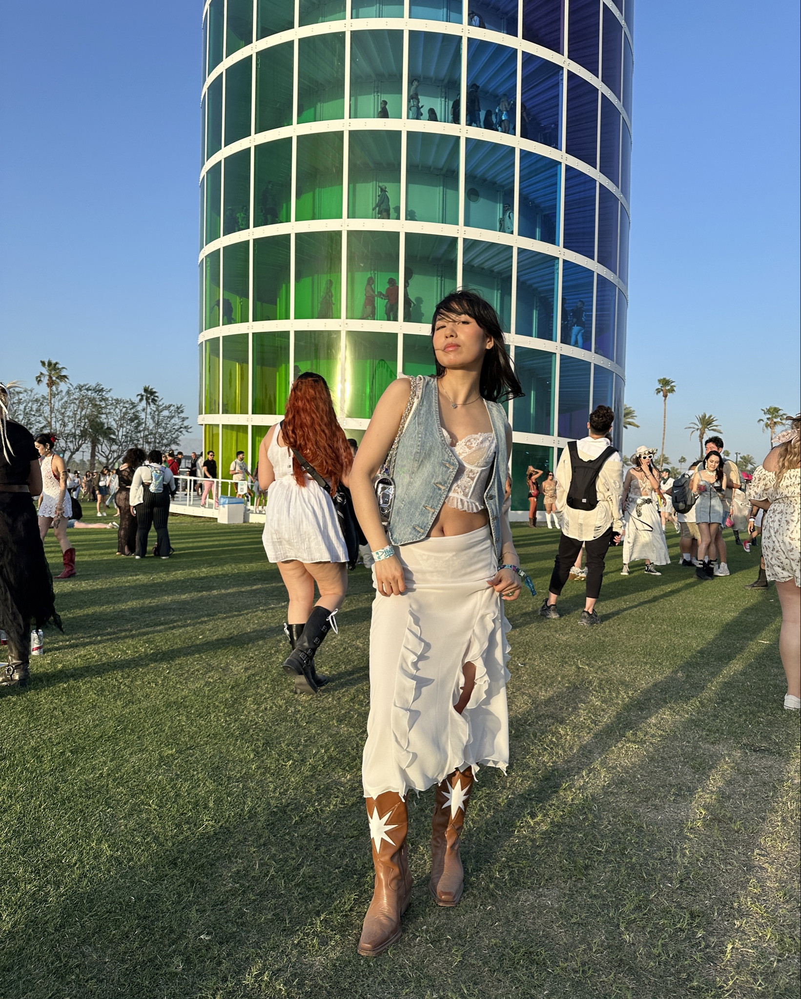 Coachella day 1! 
Boots from L’intervalle
Sunglasses from KayTran