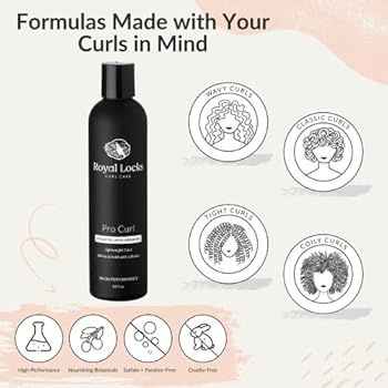 Royal Locks Pro Curl Cream Gel | Curly Hair Cream Gel | Lightweight Curl Defining Cream with Arga... | Amazon (US)